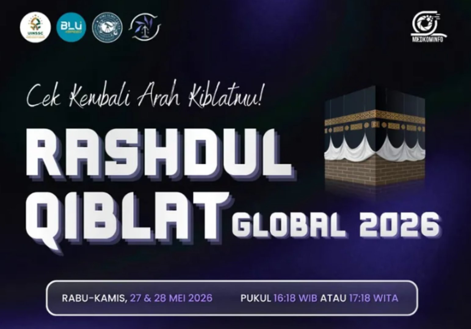 Prodi Ilmu Falak Fakultas Syariah Adakan Rasdhul Qiblat Global 2026