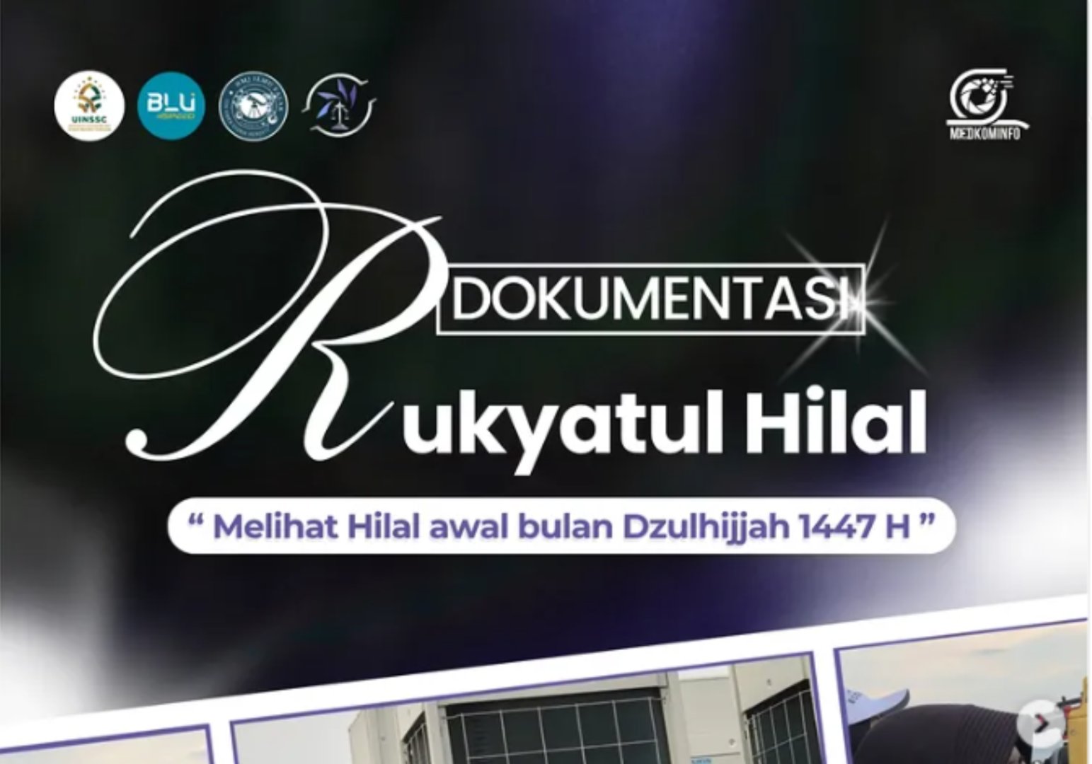 Prodi Ilmu Falak Adakan Pengamatan Rukyatul Hilal Awal Bulan Dzulhijjah 1447 H