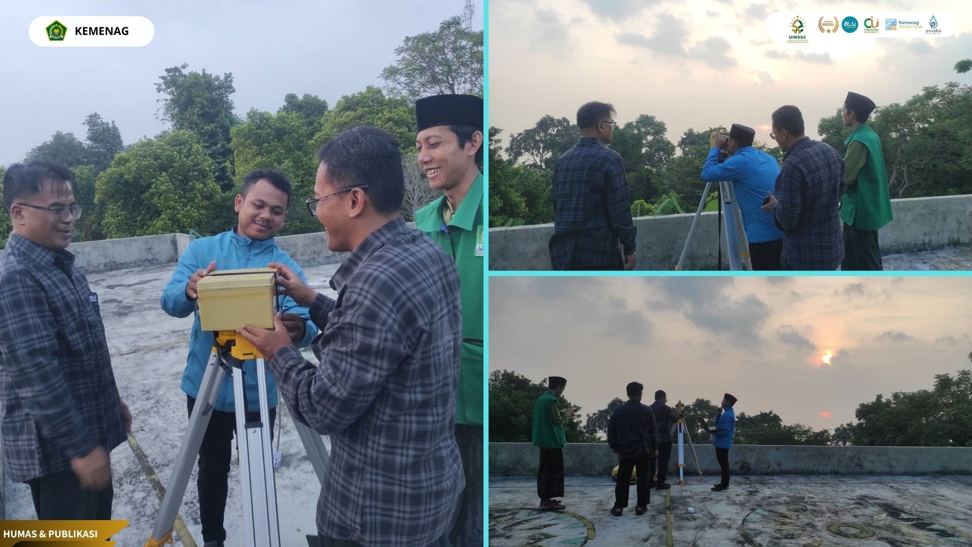 Prodi Ilmu Falak Fakultas Syariah Melakukan Penelitian Lapangan : Padukan Teknologi Modern dan Keilmuan Falak untuk Mendukung Ketepatan Penetapan Kalender Hijriah