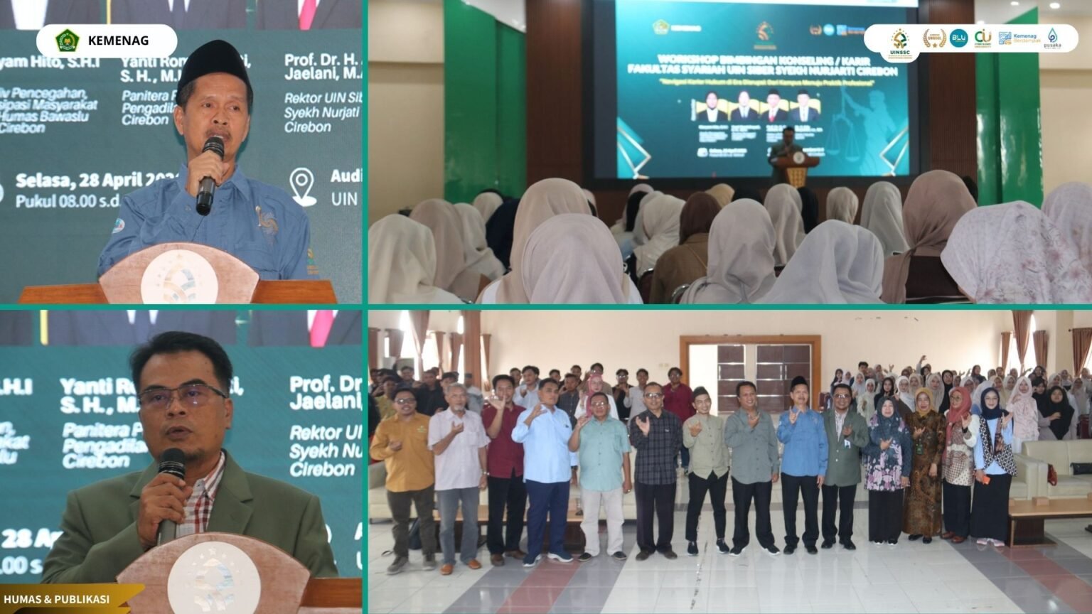 Workshop Bimbingan Karir Mahasiswa Fakultas Syariah : "Navigasi Karier Hukum di Era Disrupsi: Dari Kampus Menuju Praktik Profesional”.